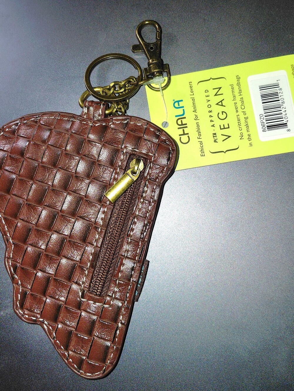 Chala Slice of Pizza Charm,  Keychain, Coin Purse, Mirror Hanging - Picture 2 of 2